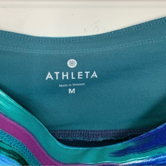 Athleta Grenadine Airbrush Relay Skort Navy Blue Size Medium - Picture 2 of 14